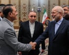 Middle East crisis live: fate of strait of Hormuz hangs in balance as Trump claims Iran deal ‘largely negotiated’