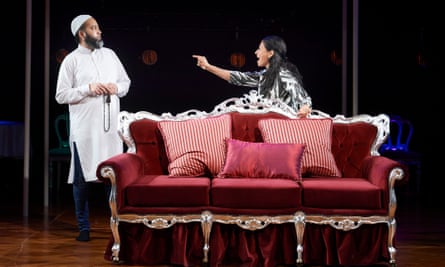 Asif Khan and Natalia Campbell in Tartuffe.