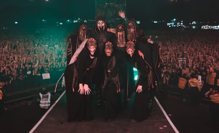 Sleep Token with the Download festival crowd last weekend.