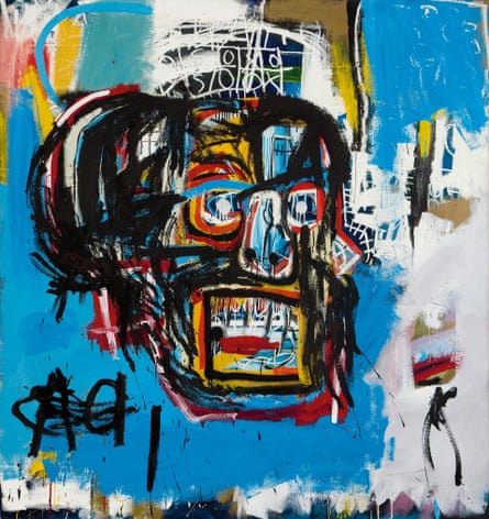 Basquiat’s painting, Untitled, sold this year for $110.5m. Photograph: Sotheby’s