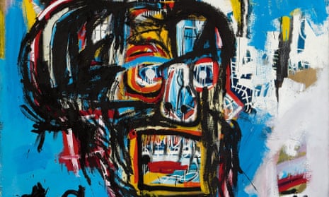 Detail from “Untitled”, a 1982 painting by deceased artist Jean-Michel Basquiat.