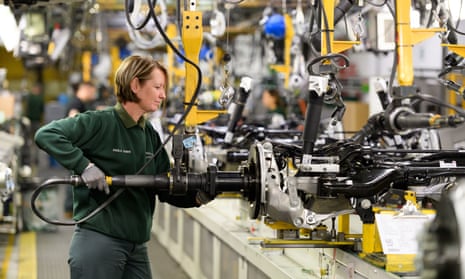 The Jaguar Land Rover plant in Castle Bromwich, West Midlands.