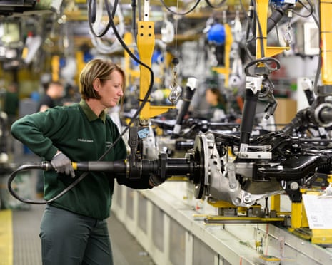 Jaguar Land Rover business updateJaguar Land Rover undated handout photo of a worker at their site in Castle Bromwich, West Midlands. The car giant is to build a range of electric cars in the UK, safeguarding thousands of jobs and delivering a huge boost to the industry after a series of setbacks in recent months. PRESS ASSOCIATION Photo.