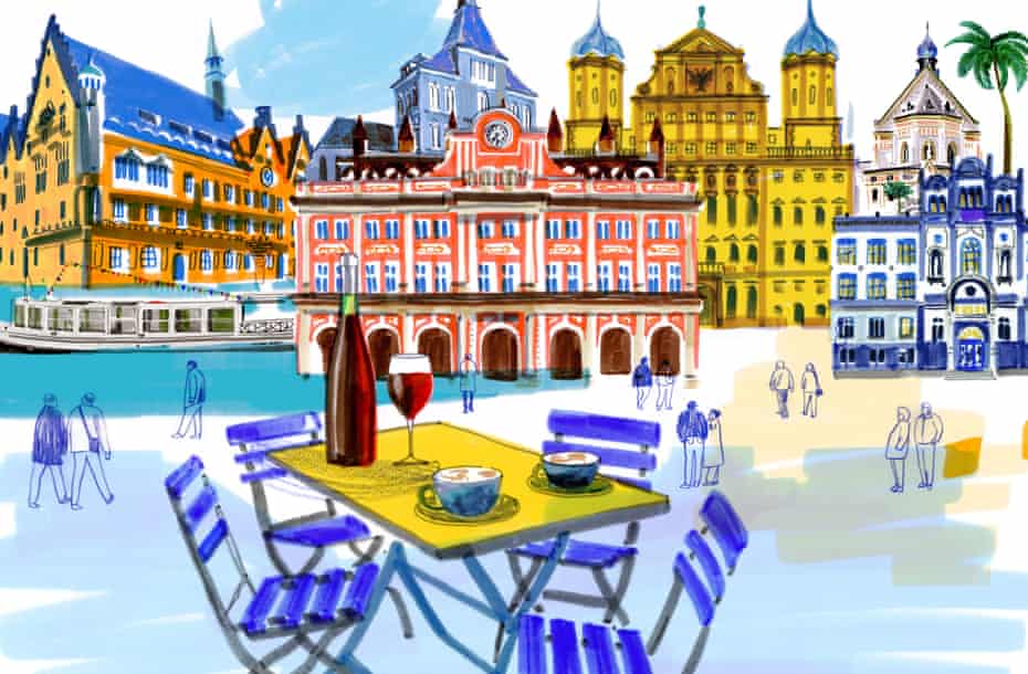 Illustration for Europe issue of Travel 7th March 2020