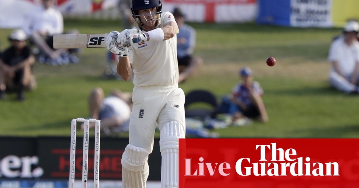 New Zealand v England: first Test, day five – live!