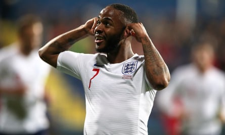 Raheem Sterling responds to racist taunting in Montenegro.