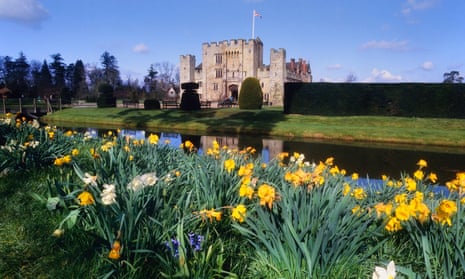 Springtime at Hever Castle, Kent.