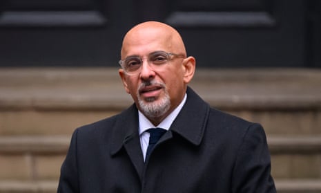Nadhim Zahawi leaves Conservative Campaign Headquarters on 23 January.