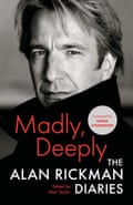 Cover of Diary Madly, Deeply: The Alan Rickman Diaries, edited by Alan Taylor