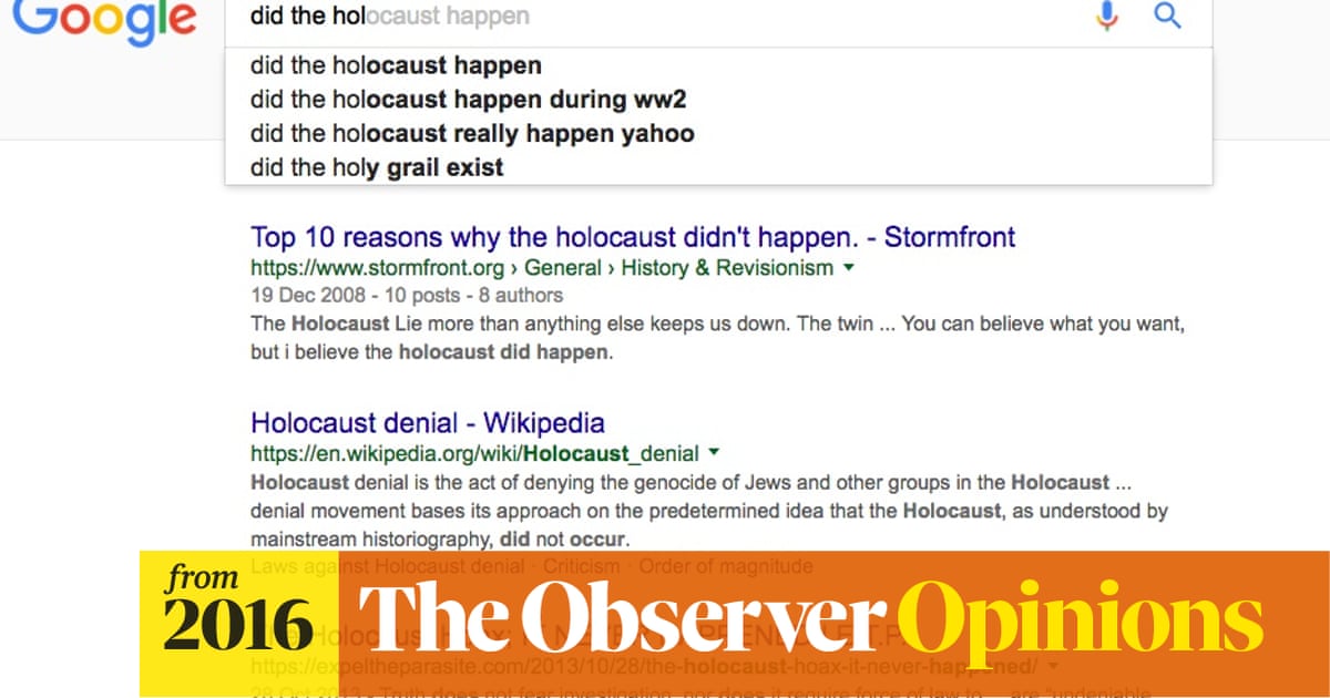 Google Is Not Just A Platform It Frames Shapes And Distorts How We See The World Carole Cadwalladr The Guardian Google Is Not Just A Platform It Frames Shapes And Distorts How We See The World Carole Cadwalladr The Guardian