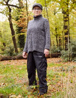 Sharon Drew in the forest