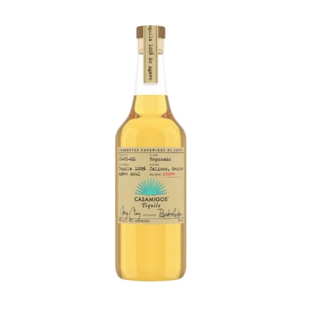A bottle of Casamigos Reposado tequila