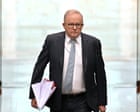 Australian politics live: PM says Coalition’s fair trade credentials will be ‘shredded’ if EU deal support withheld