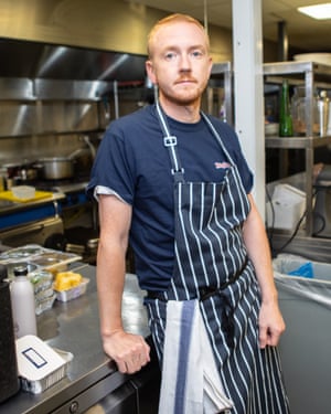 Patrick Bek in the Medleys kitchen.