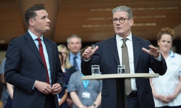 Keir Starmer And Wes Streeting at the University of Worcester