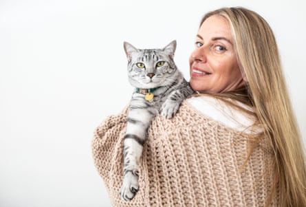 Carla Francis with one of her cats