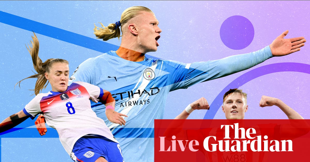 Manchester City look to bounce back in Premier League, Lionesses in action – matchday live