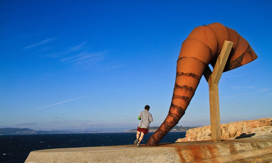 La Coruña’s Hercules Tower art park.