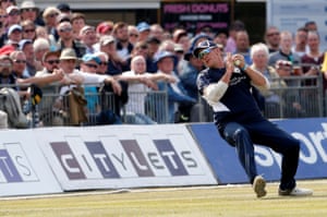 Munsey catches Bairstow for 105.