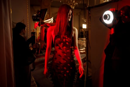 Preparations behind the scenes for the Night Market collection.