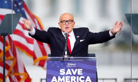 Rudy Giuliani under fire from prominent lawyers’ group over election fraud claims and inciting pro-Trump mob at Capitol. 