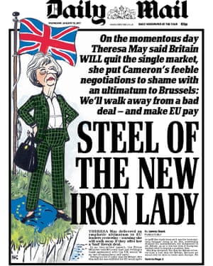 Cover of the Daily Mail.