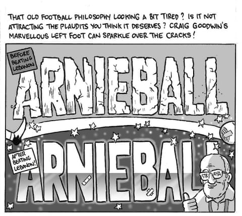 Cartoon embed. David Squires on … a tribute to Craig Goodwin’s left foot, panel 2