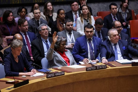 UN security council votes to demand immediate ceasefire in Gaza | United  Nations | The Guardian