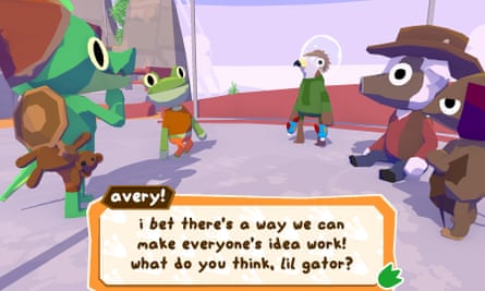 A screengrab from Lil Gator Game.