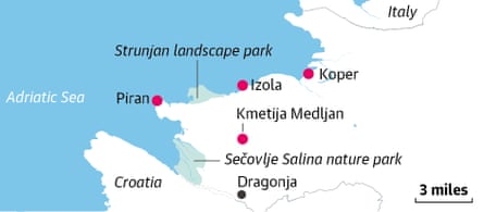 Slovene Riviera map