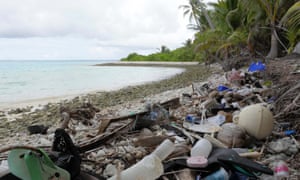 Plastic waste on the Cocos (Keeling) Islands is like the â€˜canary in the coal mineâ€™ in warning about the vast amount of litter in the oceans.