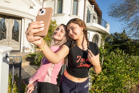 Two girls take a selfie