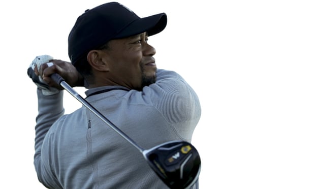 Tiger Woods at Farmers Insurance Open golf tournament in San Diego in January.