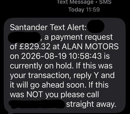 Scam texts are often for high value amounts to alarm the recipient into taking action, with the option to reply