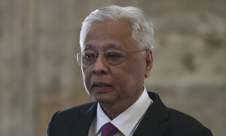 The Malaysian prime minister, Ismail Sabri Yaakob 