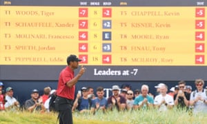 Tiger Woods led briefly on the final day but was unable to secure his first major in a decade.