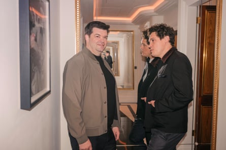 Project Hail Mary directors Christopher Miller and Phil Lord at Claridges.