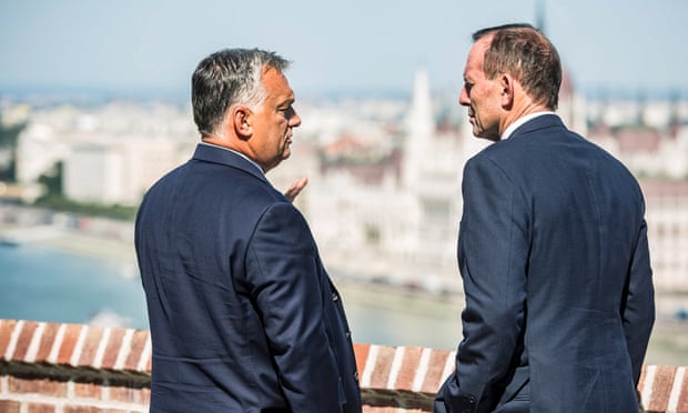 Viktor Orbán with the former Australian PM Tony Abbott