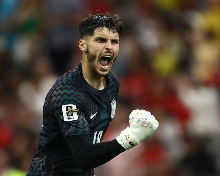 Socceroos goalkeeper Patrick Beach becomes overnight hero after World Cup win – video