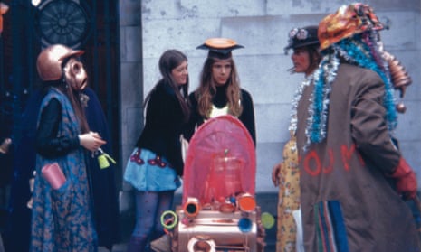A COUM performance outside Ferens Art Gallery in Hull in 1971. 