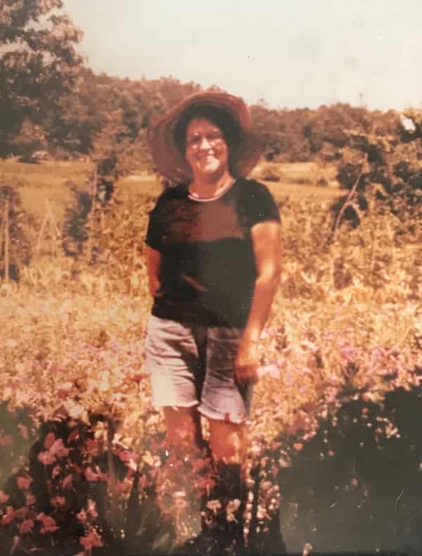 Donna Ladd’s mother in her garden.