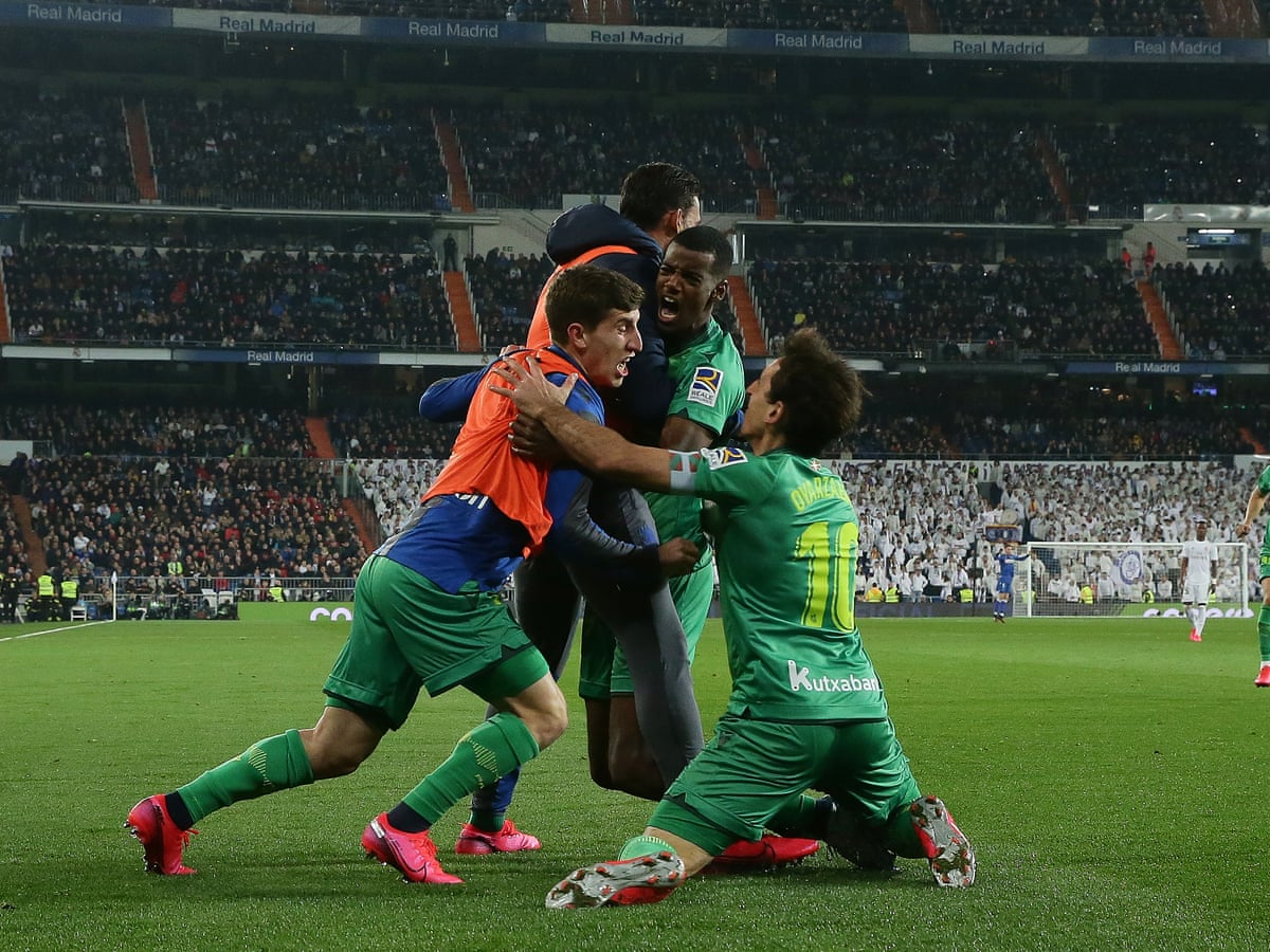 Real Madrid Dumped Out By Real Sociedad In Copa Del Rey Thriller Copa Del Rey The Guardian