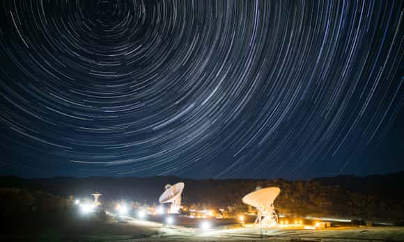 A photo taken at Canberra Deep Space Communication Complex (aka Tidbinbilla Tracking Station) which is located just outside Canberra, Australia.