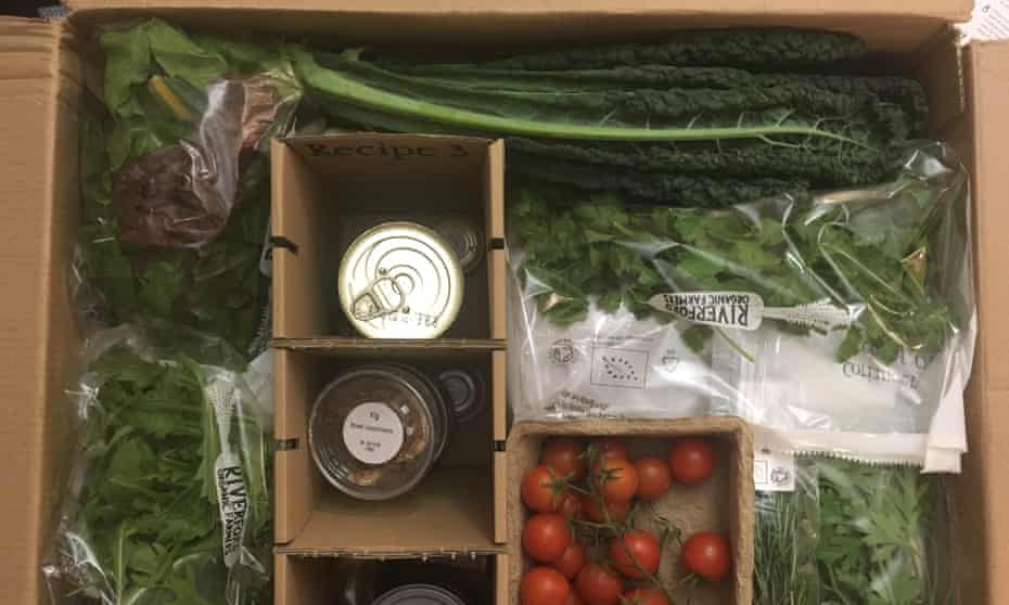 Riverford organic recipe delivery box