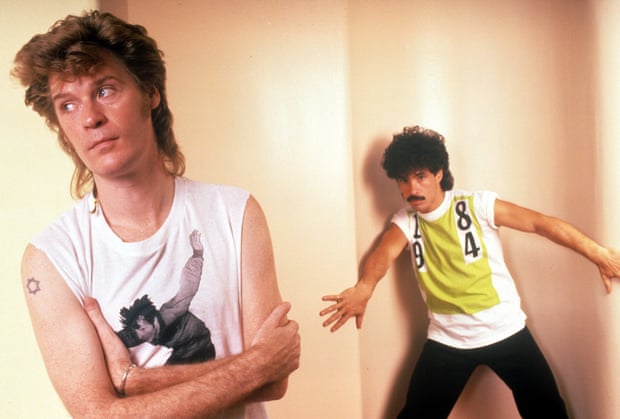 ‘Everything was oversized, excessive and ridiculous. But hey – it was the 80s!’ … Daryl Hall, left, and John Oates.