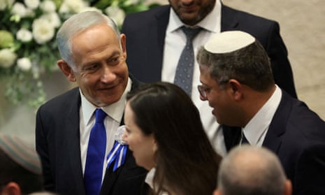 Benjamin Netanyahu, with Itamar Ben-Gvir