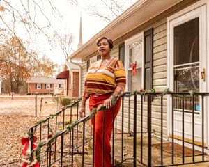 Lanisha Bratcher, photographed at her home in North Carolina. In 2016, while on probation, Bratcher voted in Hoke County, NC., not knowing that it was illegal for people on probation to vote.