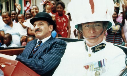Rossiter with Michael Caine in Water