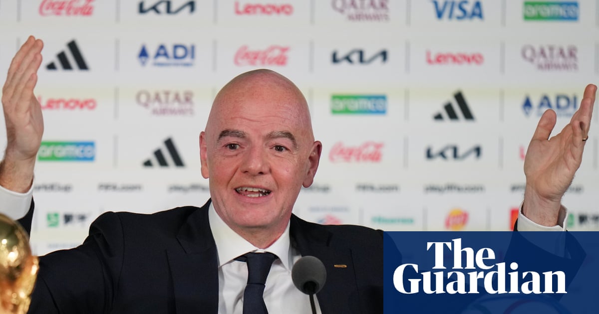 Gianni Infantino tells football fans to ‘chill’ in response to Fifa’s critics