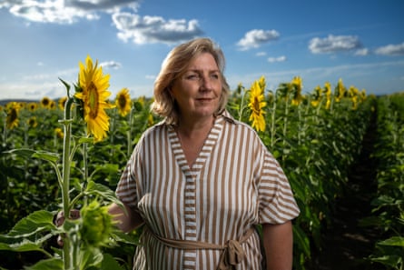Jenny in a field of flowers